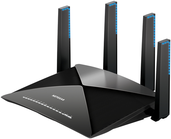 NETGEAR Nighthawk X10 - Langaton reititin - 6-porttinen kytkin - GigE, WiGig - 802.11a/b/g/n/ac, 802.11ad (WiGig) - Multi-Band