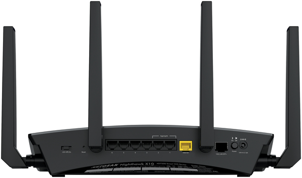 NETGEAR Nighthawk X10 - Langaton reititin - 6-porttinen kytkin - GigE, WiGig - 802.11a/b/g/n/ac, 802.11ad (WiGig) - Multi-Band