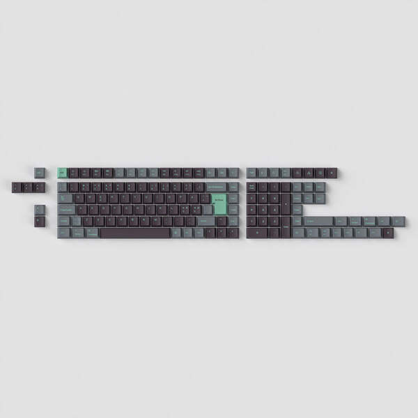 Keychron T62 V&auml;risublimoitu PBT -n&auml;pp&auml;inhattusarja - Hacker Mint (Pohjoismainen ISO)