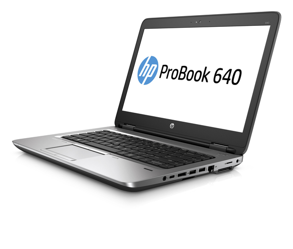 HP ProBook 640 G2 i5-6200U - 14 FHD SVA AG - 8GB 1D DDR4 - 256GB SSD TLC - Windows 7 Pro 64-bit / Windows 10 Pro 64-bit - DVD+-RW - Webcam - kbd TP - Intel 8260
