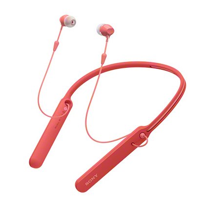 SONY WIC400R BT headphone - 20H battery - Red