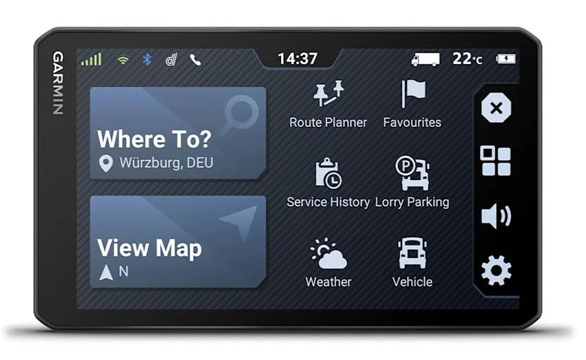 Garmin dezl LGV720 - truck navigator, EU+ South Africa