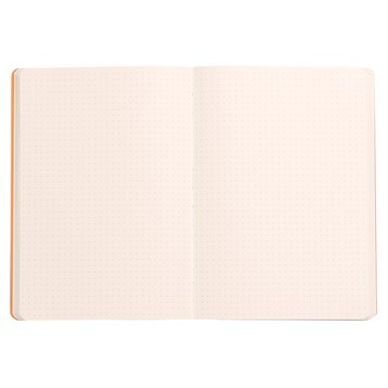 Rhodiarama soft A5 taupe dot ivory