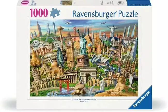 Ravensburger Sights: Worldwide - puzzle, 1000 pcs