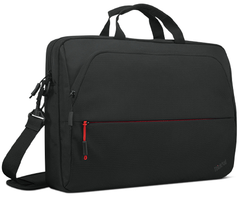 Lenovo ThinkPad Essential Topload (Eco) - Kannettavan tietokoneen kantolaukku - 16" - musta punaisin tehostein malleihin ThinkPad E14 Gen 4, E15 Gen 4, L13 Yoga