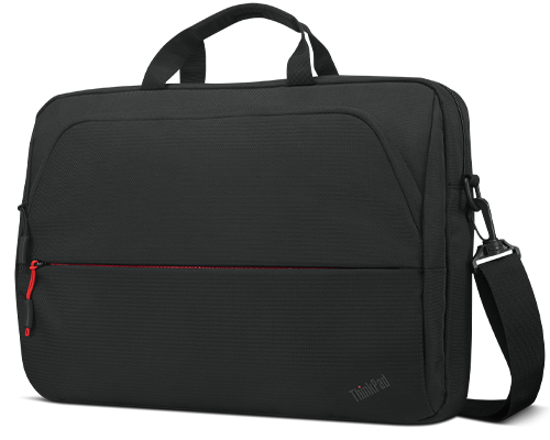 Lenovo ThinkPad Essential Topload (Eco) - Kannettavan tietokoneen kantolaukku - 16" - musta punaisin tehostein malleihin ThinkPad E14 Gen 4, E15 Gen 4, L13 Yoga