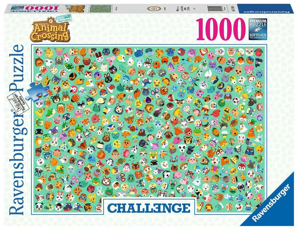Ravensburger Challenge Puzzle Animal Crossing (1000 pieces)