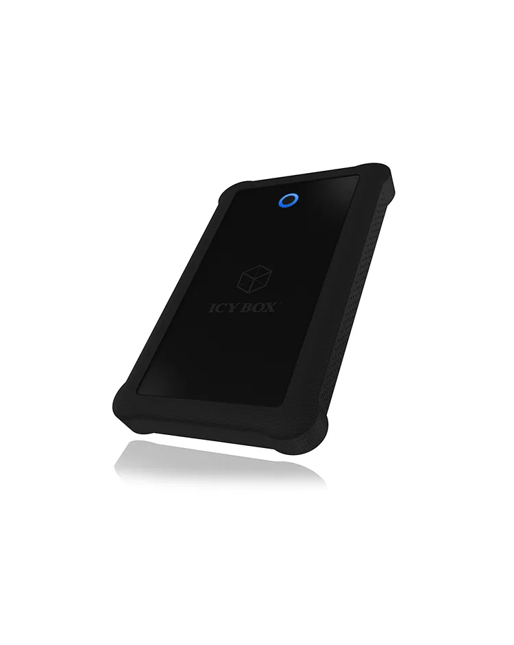 Ext. HDD-Case, 1x SATA III 2.5" to 1x USB 3.0 Host, UASP, Silicon Prot