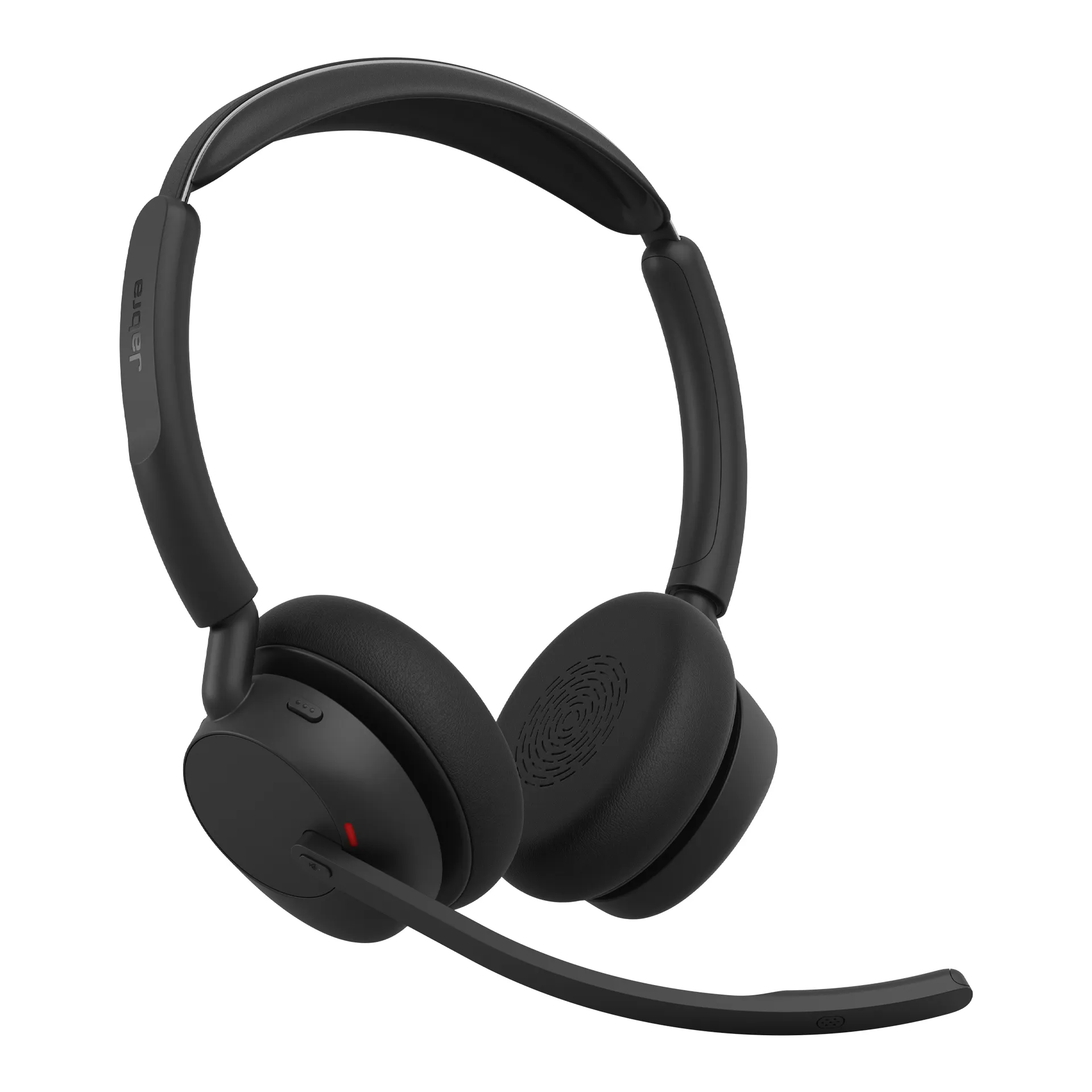 Jabra Evolve3 45 UC Link390c -langaton kuulokemikrofoni + USB-C-sovitin ja latausteline, musta