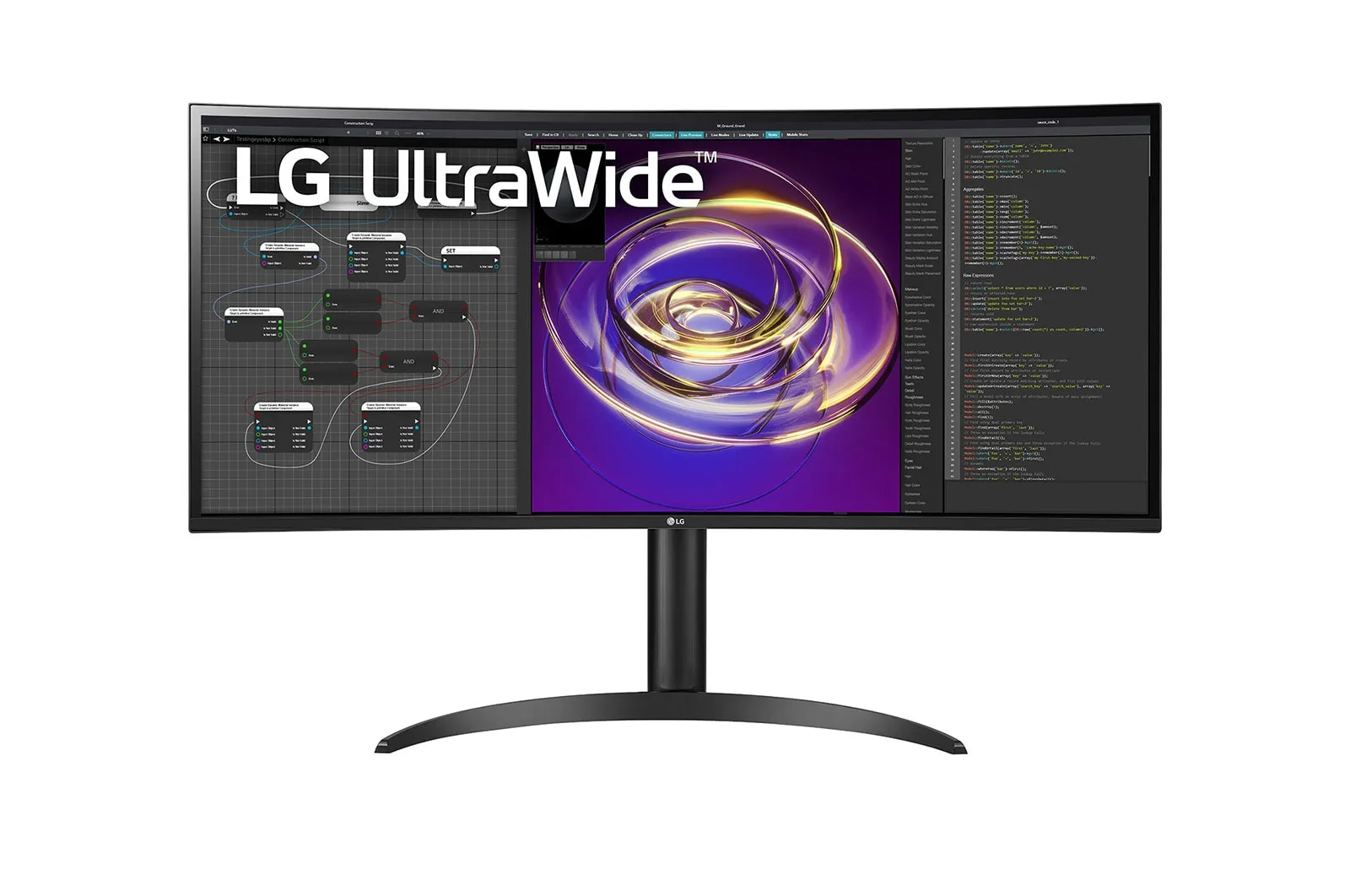 LG 34&quot; 34WP85CN-B UWQHD, USB-C, IPS -kaareva n&auml;ytt&ouml;
