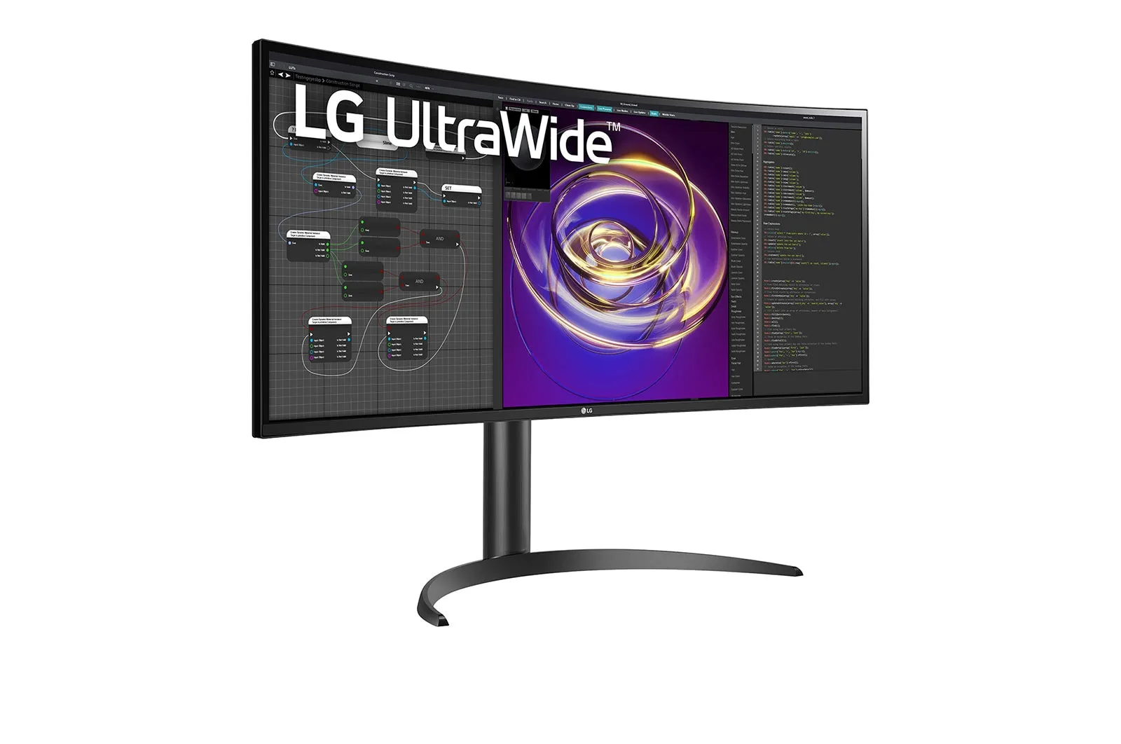LG 34&quot; 34WP85CN-B UWQHD, USB-C, IPS -kaareva n&auml;ytt&ouml;