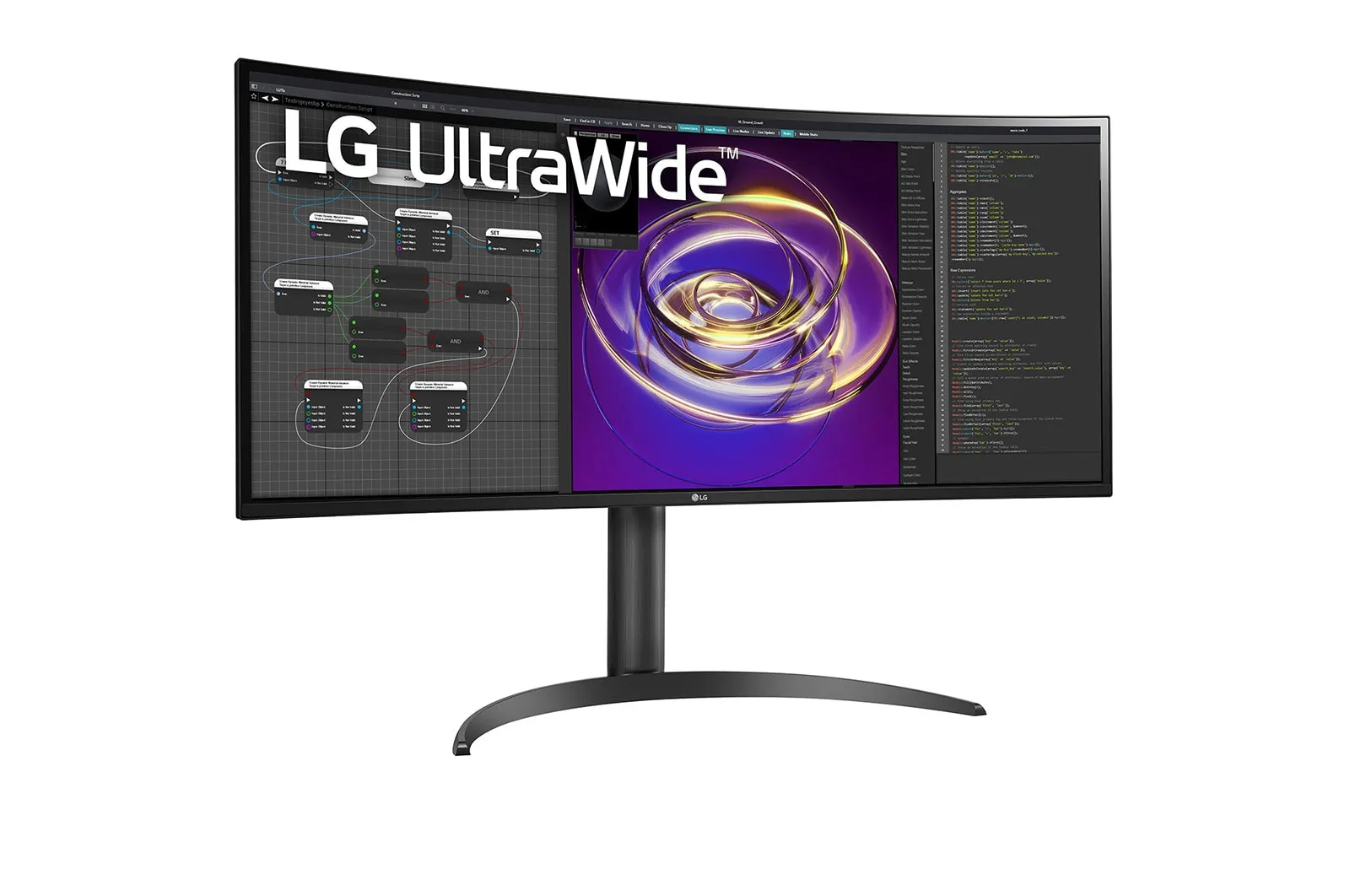 LG 34&quot; 34WP85CN-B UWQHD, USB-C, IPS -kaareva n&auml;ytt&ouml;