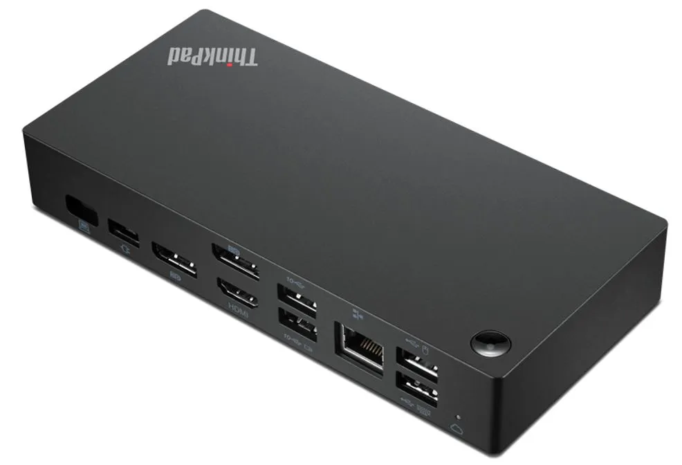 Lenovo ThinkPad Universal USB-C Smart Dock - Telakointiasema - USB-C - HDMI, 2 x DP - GigE - 135 watt - Eurooppa malleihin ThinkPad X1 Carbon Gen 9 20XW, 20XX,