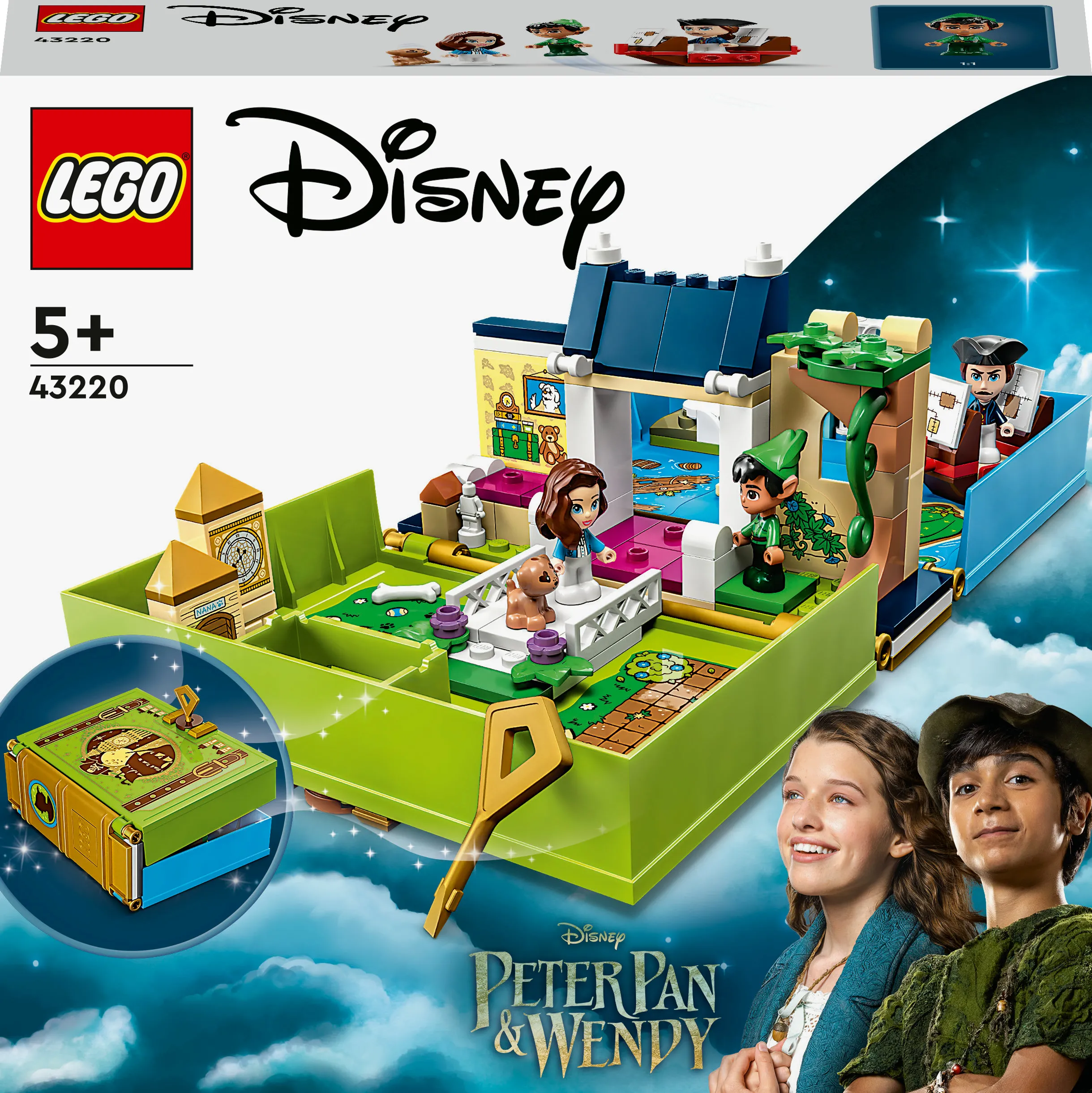 Lego Disney Classic Peter Pan &amp; Wendy Storybook Adventures Construction Toy 43220