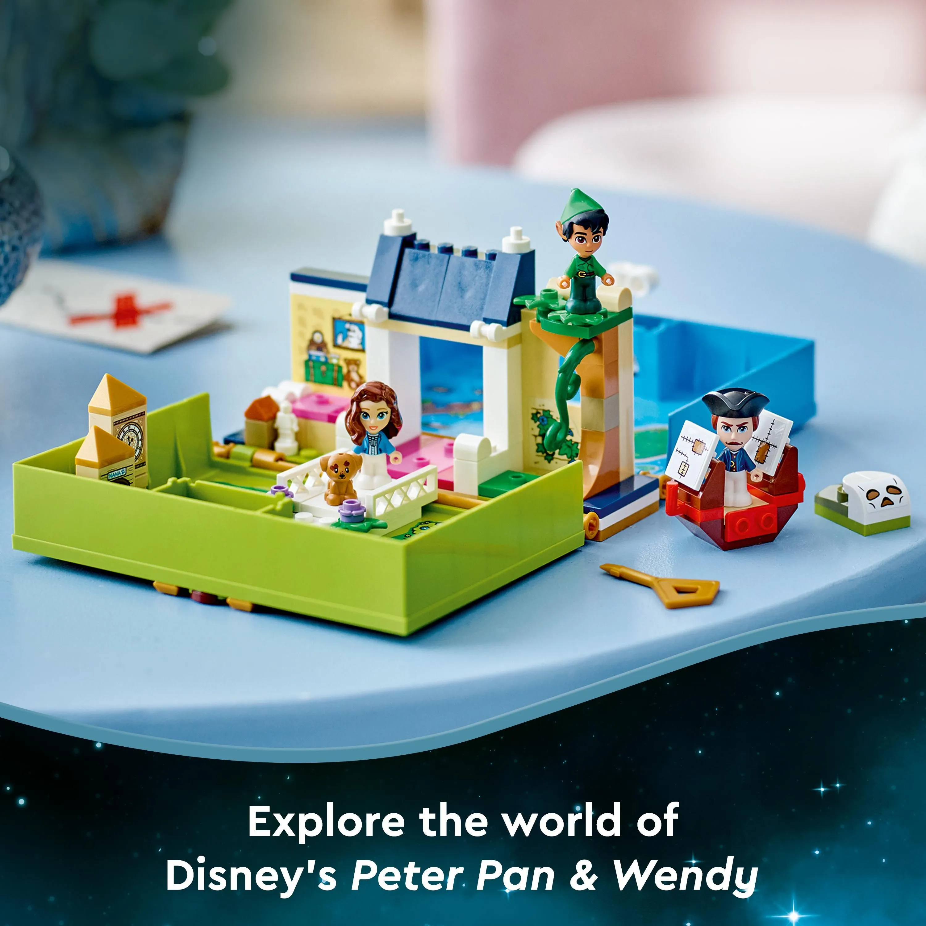Lego Disney Classic Peter Pan &amp; Wendy Storybook Adventures Construction Toy 43220