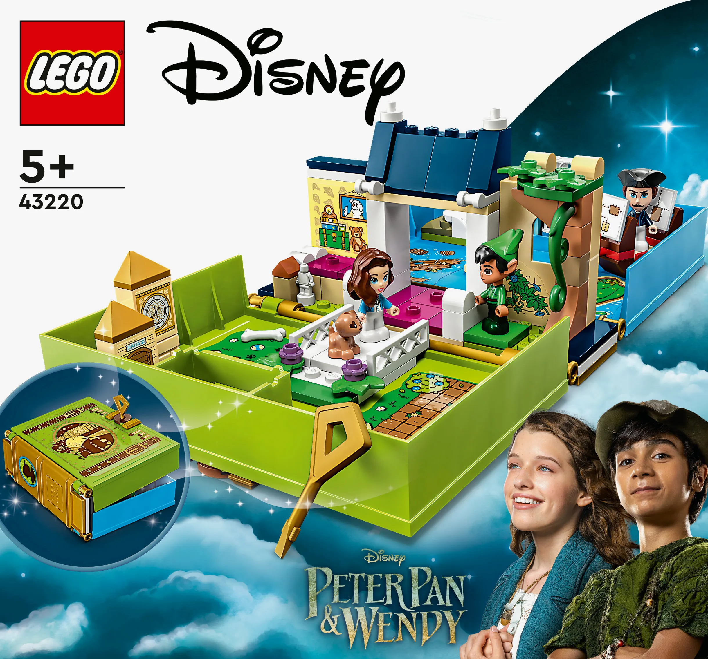 Lego Disney Classic Peter Pan &amp; Wendy Storybook Adventures Construction Toy 43220