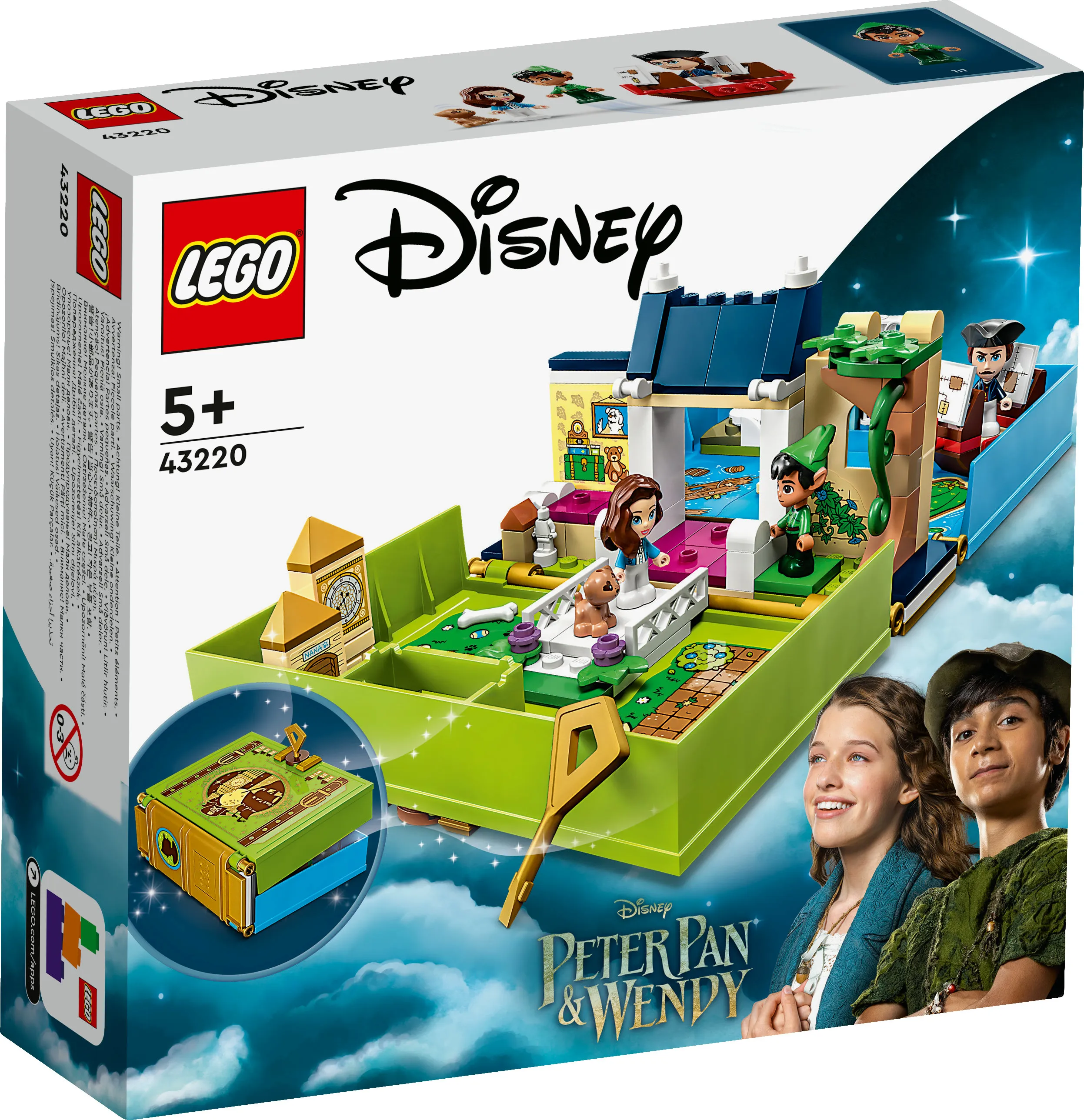 Lego Disney Classic Peter Pan &amp; Wendy Storybook Adventures Construction Toy 43220