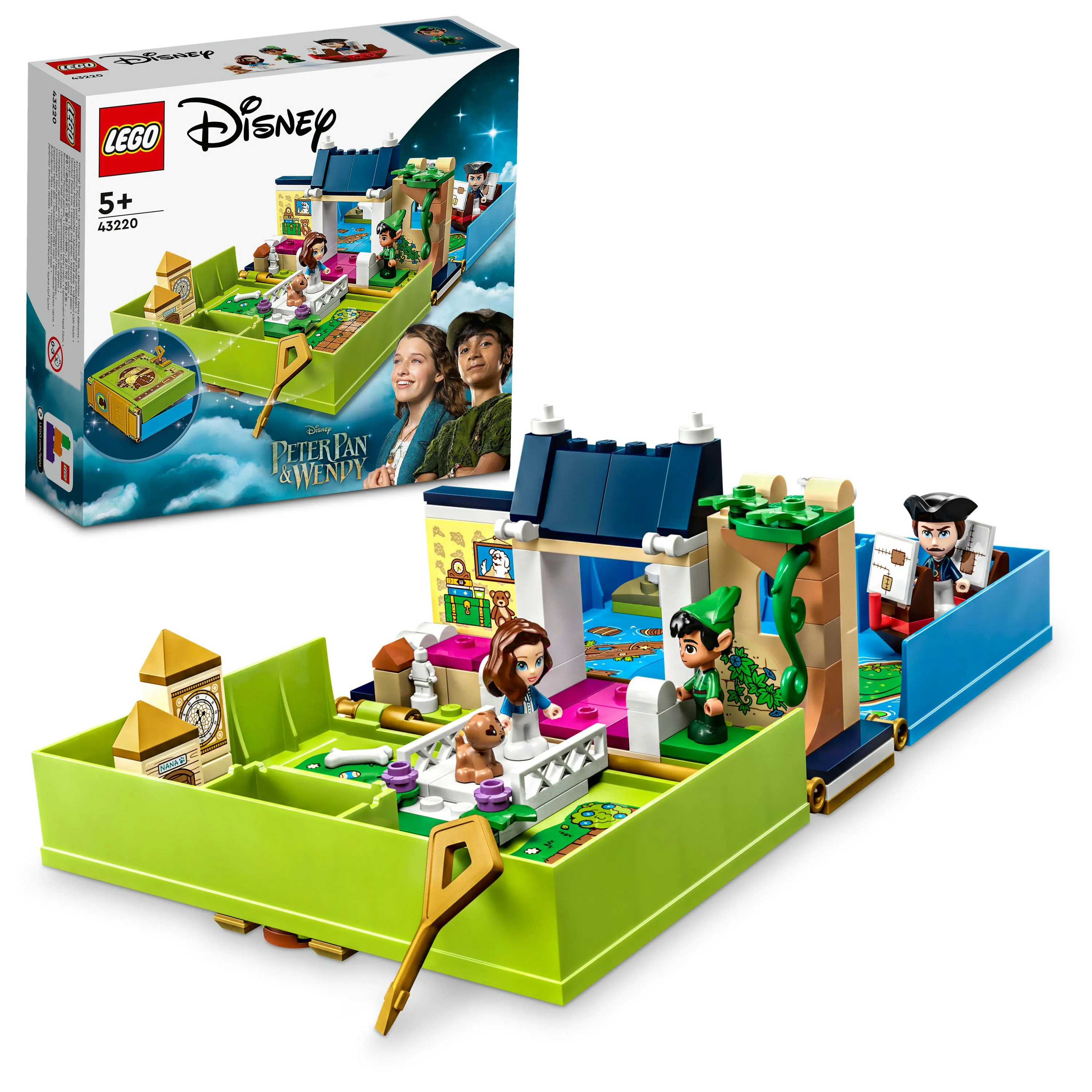 Lego Disney Classic Peter Pan &amp; Wendy Storybook Adventures Construction Toy 43220