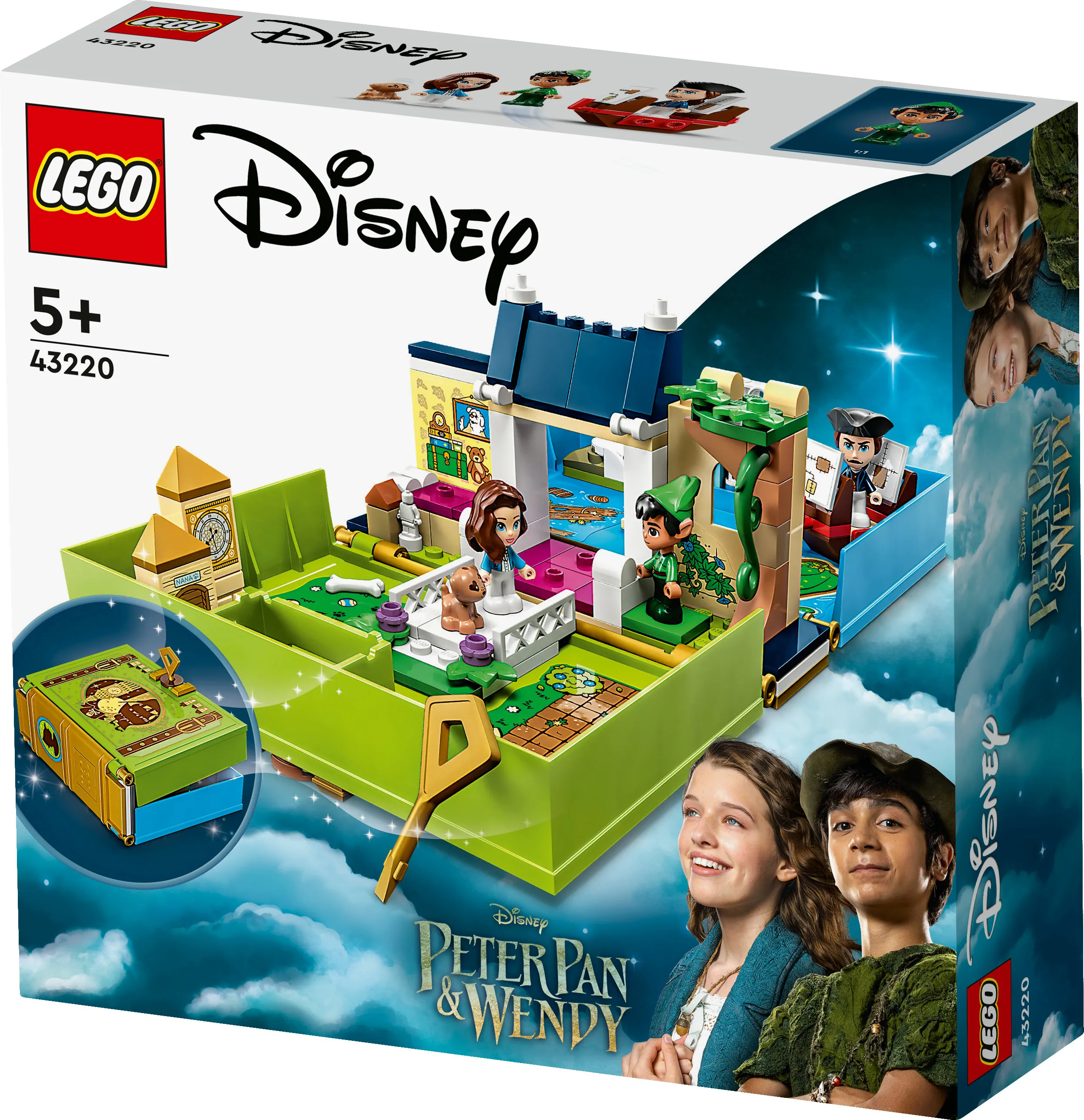 Lego Disney Classic Peter Pan &amp; Wendy Storybook Adventures Construction Toy 43220