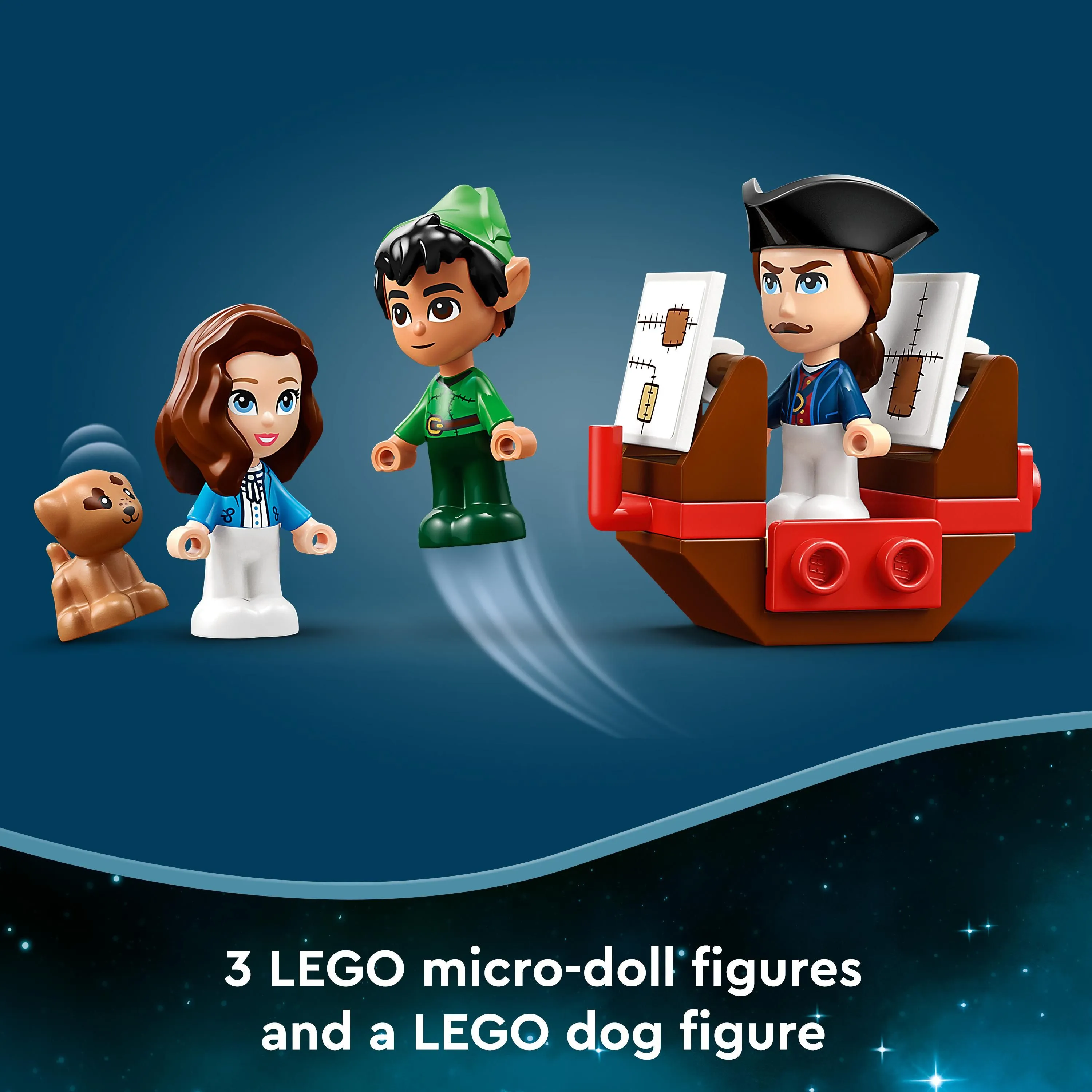 Lego Disney Classic Peter Pan &amp; Wendy Storybook Adventures Construction Toy 43220