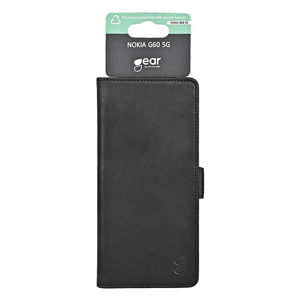 GEAR Wallet, Nokia G60 - Wallet Case, Black