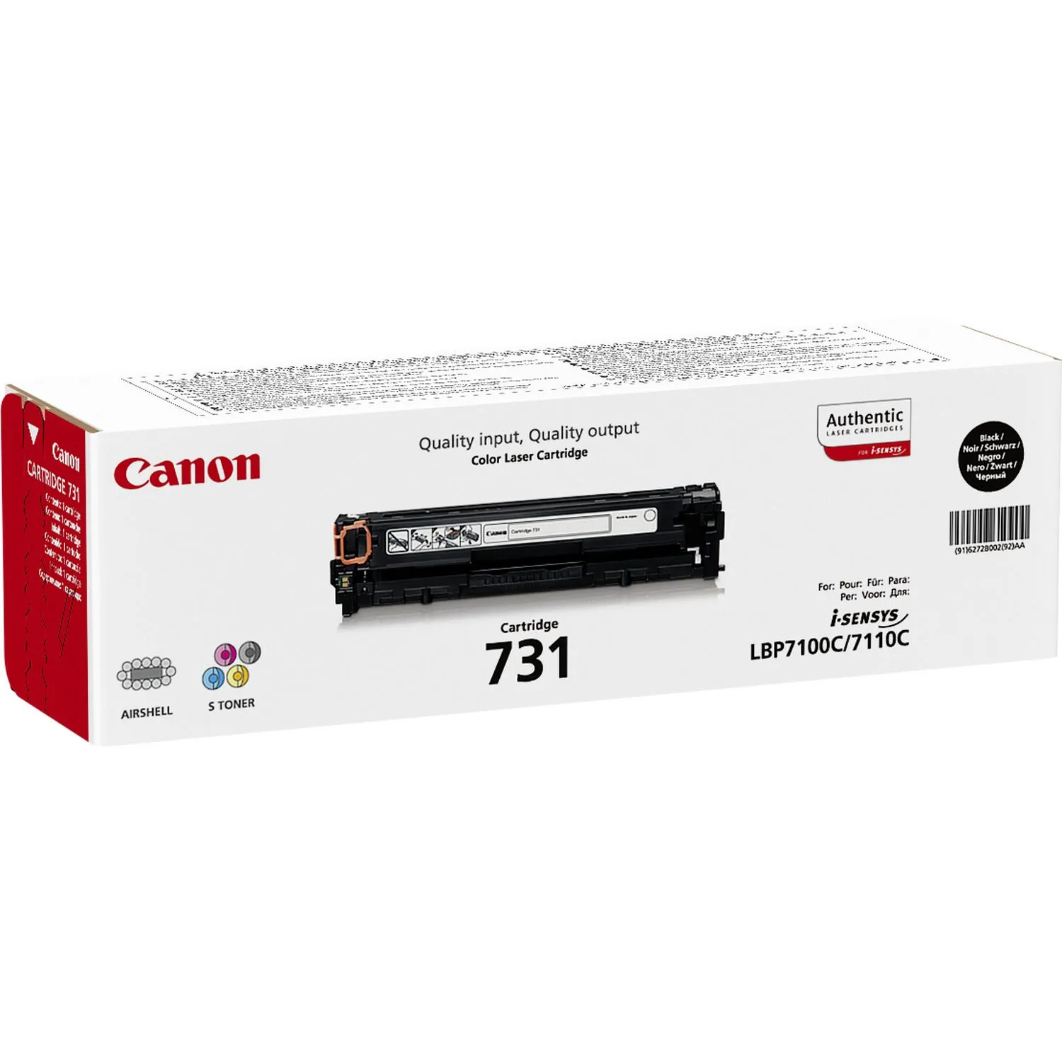 CANON cartridge 731 black