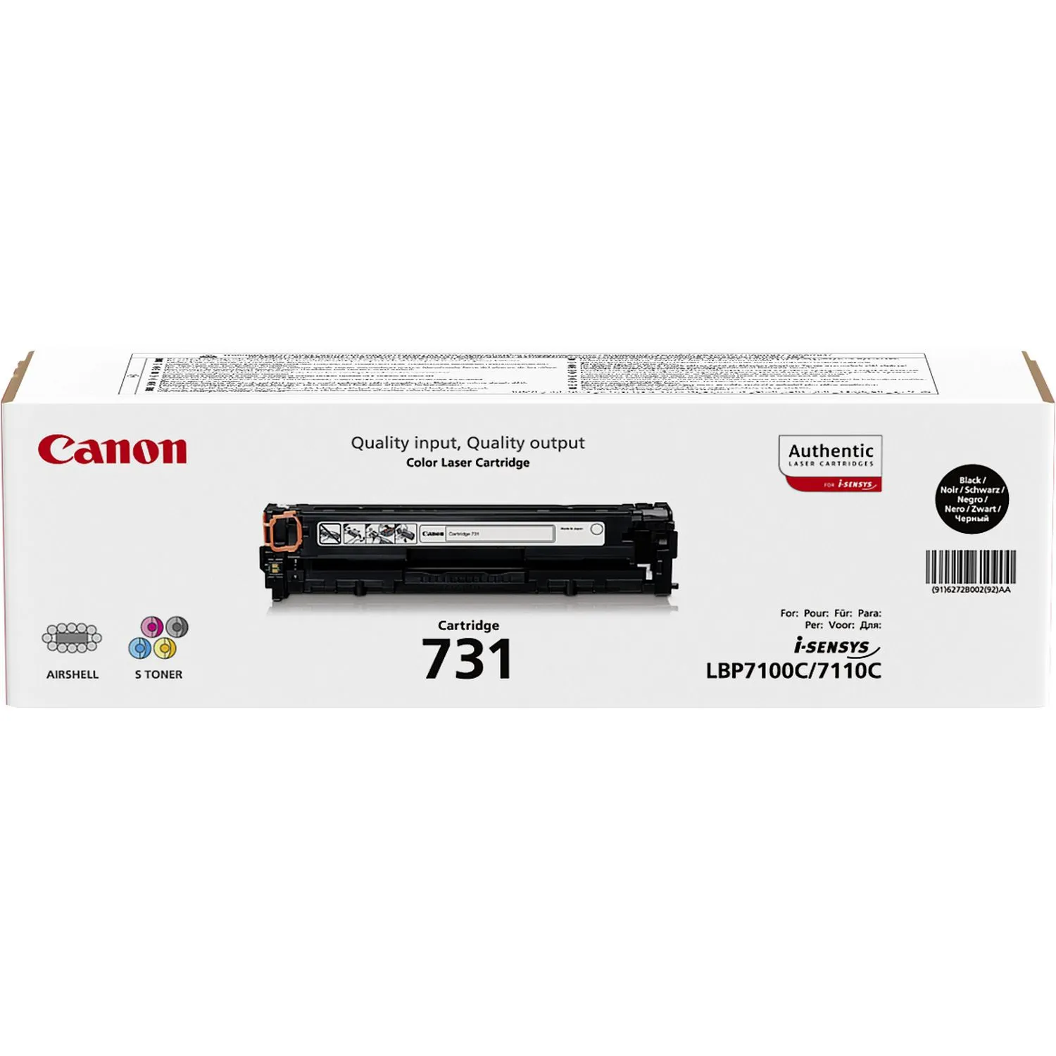 CANON cartridge 731 black