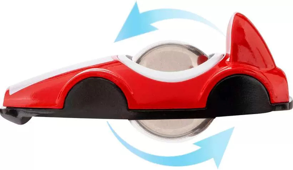 BRIO racetrack tower with two racing cars, toy vehicle