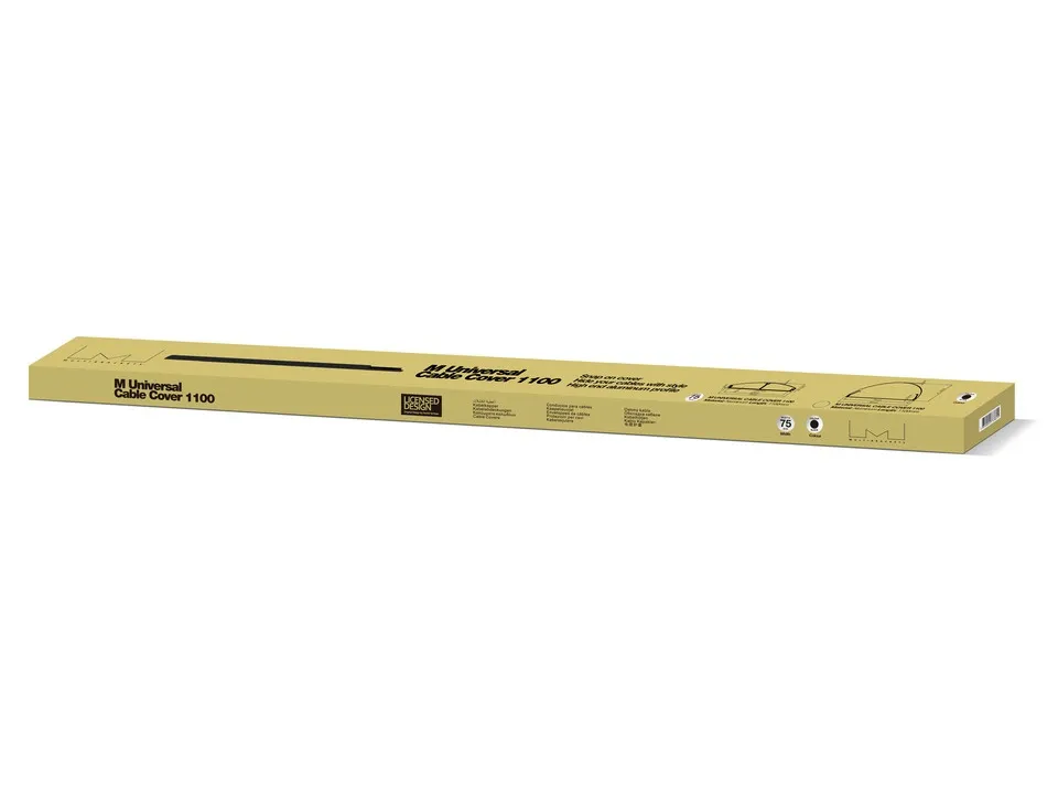 Multibrackets M Universal Cable Cover Super Slim - Kaapelin suojus - 1.1 m - musta