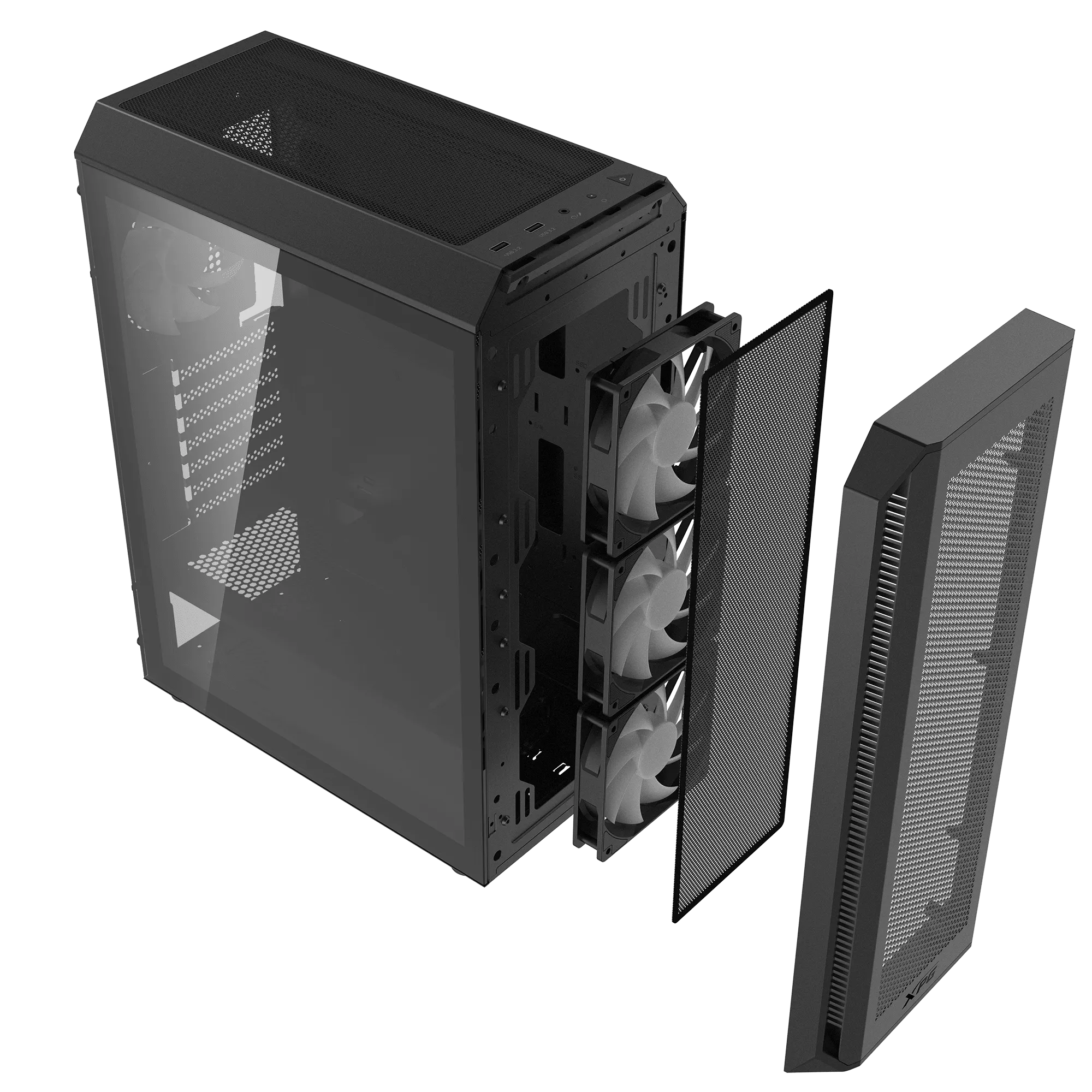 XPG VALOR AIR PLUS Midi Chassi Vit