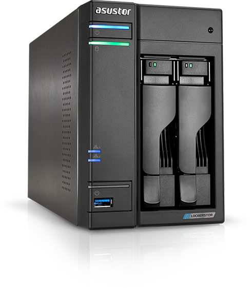 As6602T Nas Tower Ethernet Lan Black J4125