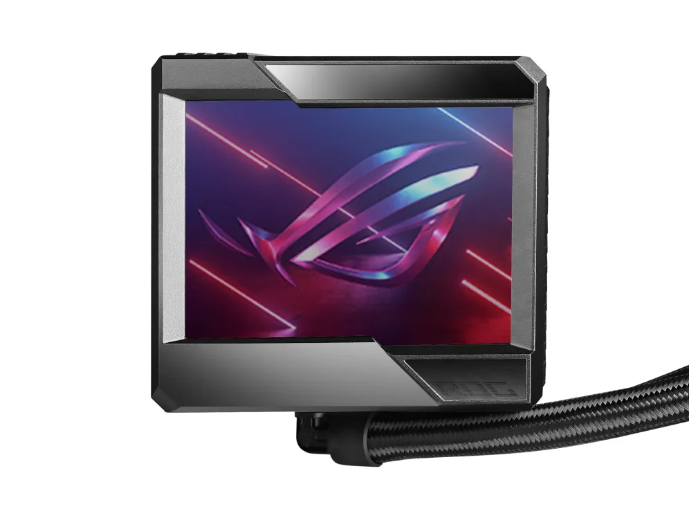 ASUS ROG RYUJIN II 360 AiO CPU Water Cooler w. 3.5&quot;&quot; LCD, 3x Noctua iPPC 2000 PWM 120mm (AM5 comp.)