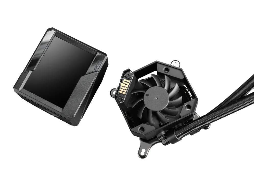 ASUS ROG RYUJIN II 360 AiO CPU Water Cooler w. 3.5&quot;&quot; LCD, 3x Noctua iPPC 2000 PWM 120mm (AM5 comp.)