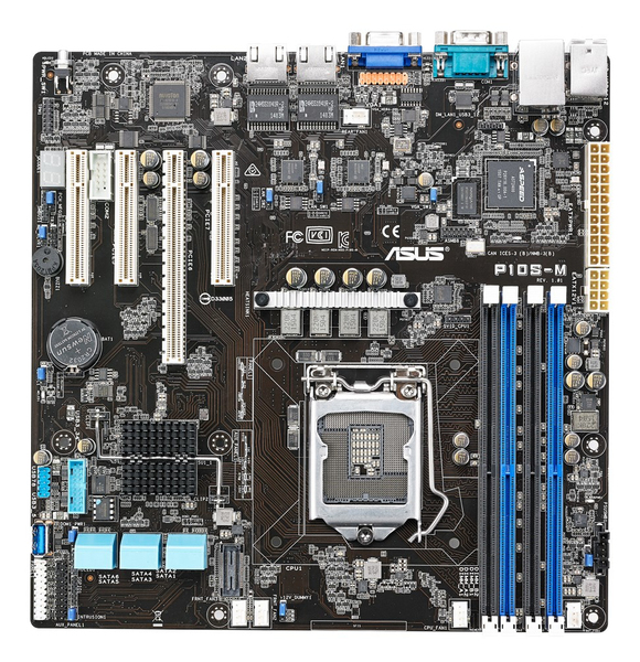 Asus P10S-M, ATX motherboard