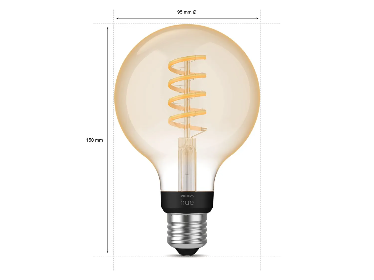 Philips Hue White Ambiance Filament G93, E27, 7W - smart bulb