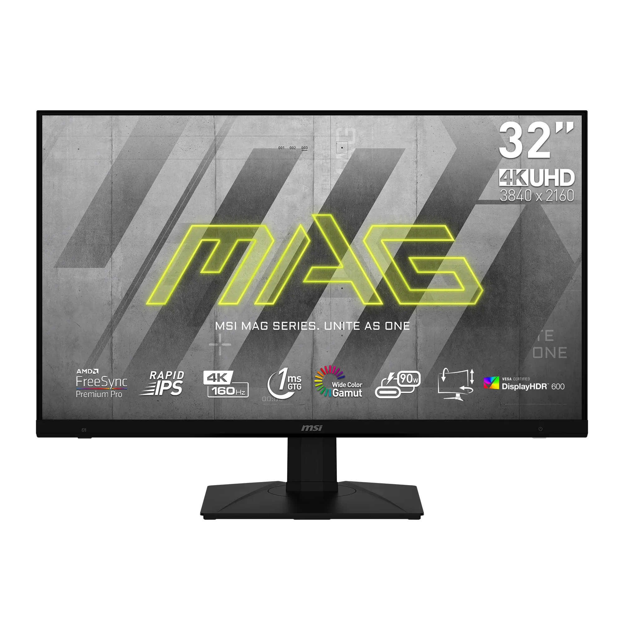 MSI 32" MAG 323UPFDE 4K UHD, IPS -n&auml;ytt&ouml;