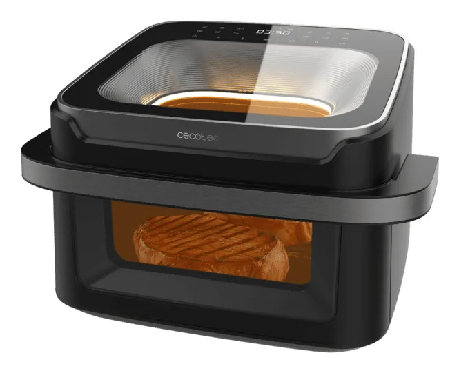 CECOTEC Cecofry Advance 10000 Full Vision varmluftsfrit&ouml;s, 10 L, 2200 W, svart