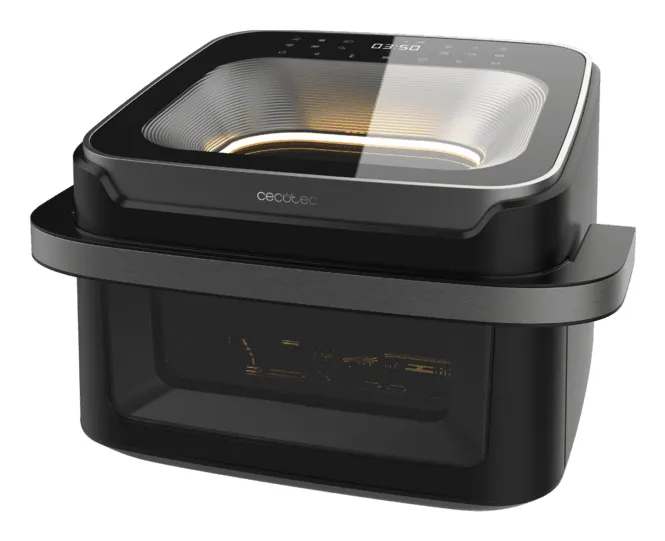 CECOTEC Cecofry Advance 10000 Full Vision varmluftsfrit&ouml;s, 10 L, 2200 W, svart