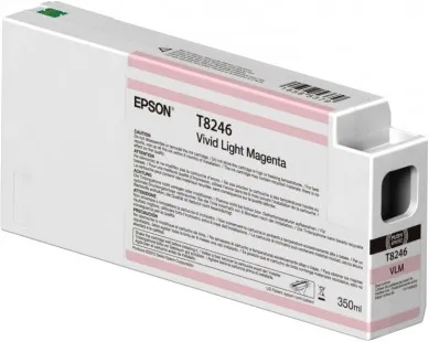 Epson UltraChrome HDX C13T824600 -mustekasetti, 350 ml, kirkas vaalea magenta