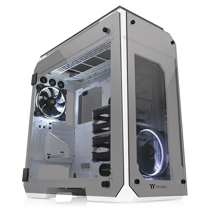 Thermaltake View 71 Tempered Glass Snow Edition -t&auml;ystornikotelo ikkunalla, valkoinen