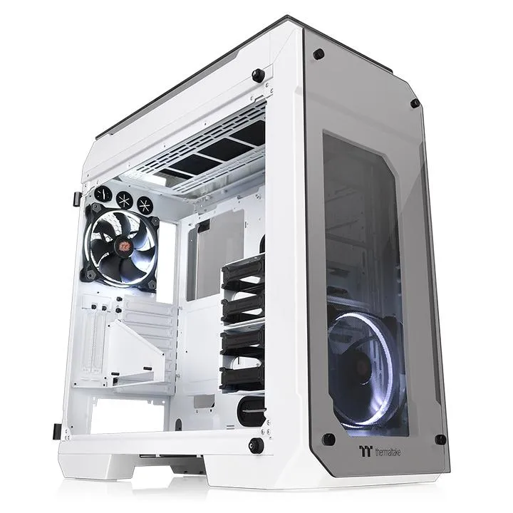 Thermaltake View 71 Tempered Glass Snow Edition -t&auml;ystornikotelo ikkunalla, valkoinen