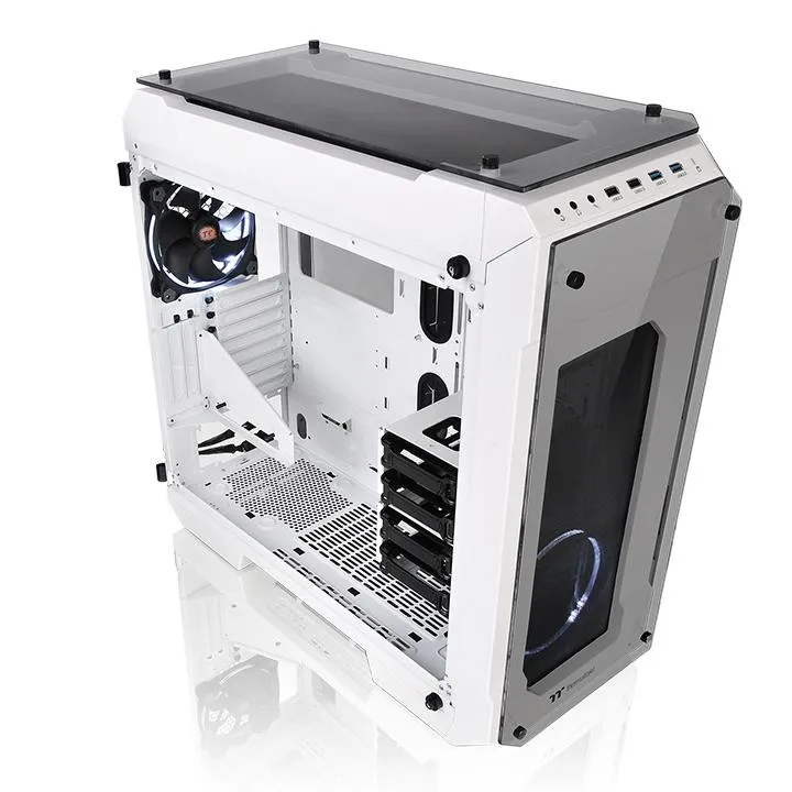Thermaltake View 71 Tempered Glass Snow Edition -t&auml;ystornikotelo ikkunalla, valkoinen