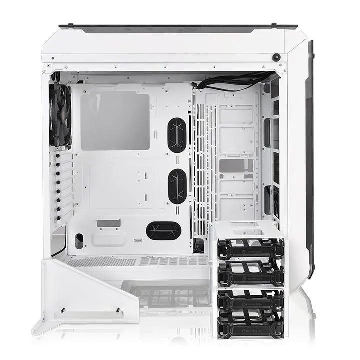 Thermaltake View 71 Tempered Glass Snow Edition -t&auml;ystornikotelo ikkunalla, valkoinen