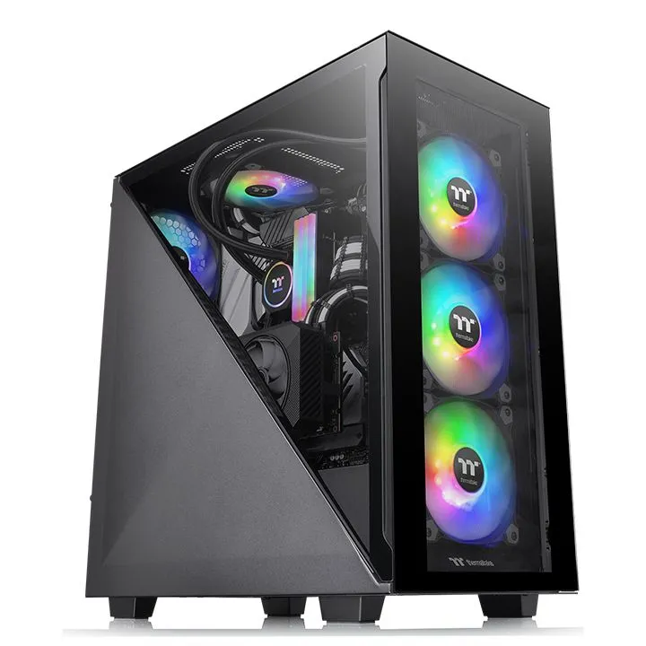 Thermaltake Divider 300 TG ARGB - Mid Tower case, window, Black