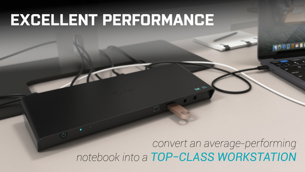 I-TEC USB-C/A TRIPLE 4K DOCK UK 2XDP 1XHDMI 5XUSB 3.0 1XUSB-C PD