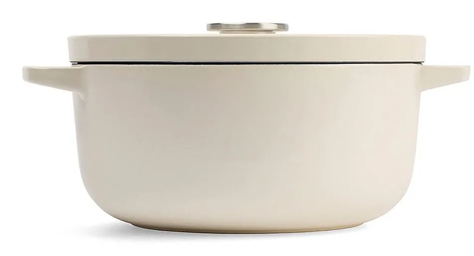 KITCHENAID gjutj&auml;rnsgryta med lock, 3.3 l, 220 mm, kr&auml;mf&auml;rgad