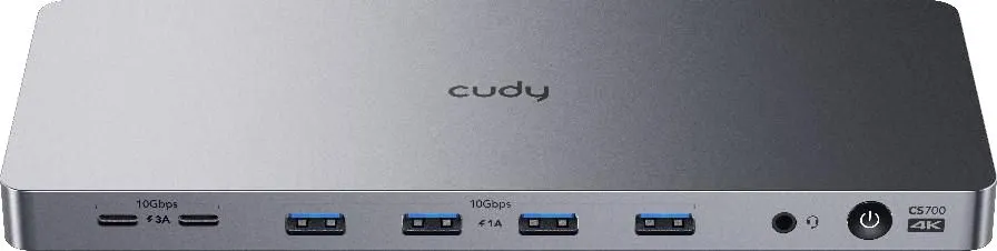CUDY Docking Station CS700 10Gbps USB-C Dual 4K 150W