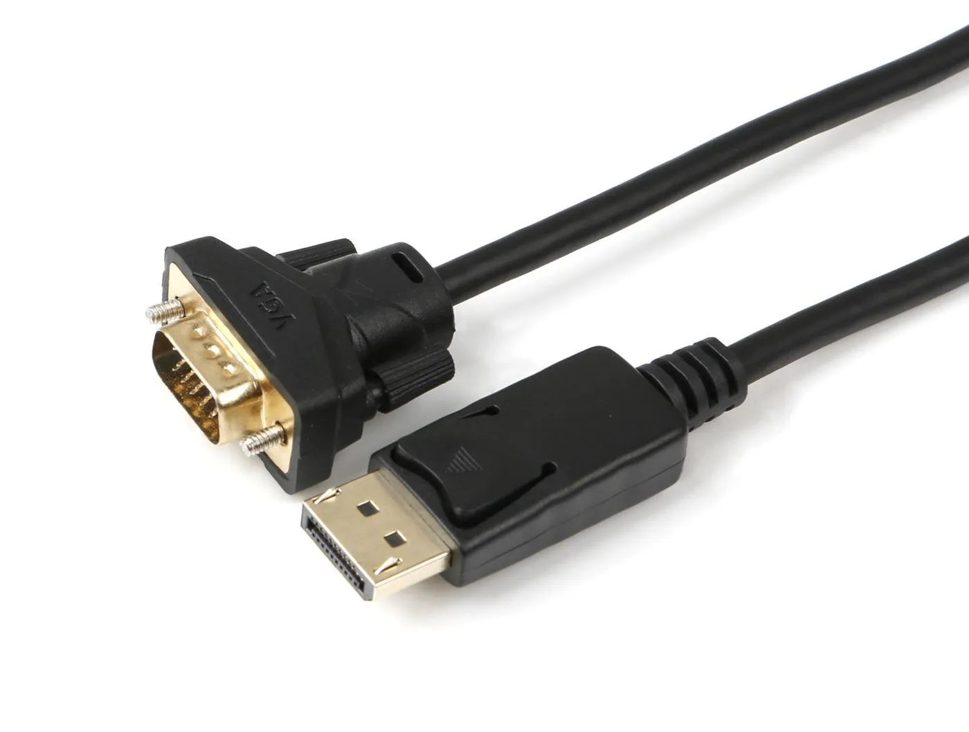 MicroConnect DisplayPort – VGA - cable, 2 m, Black