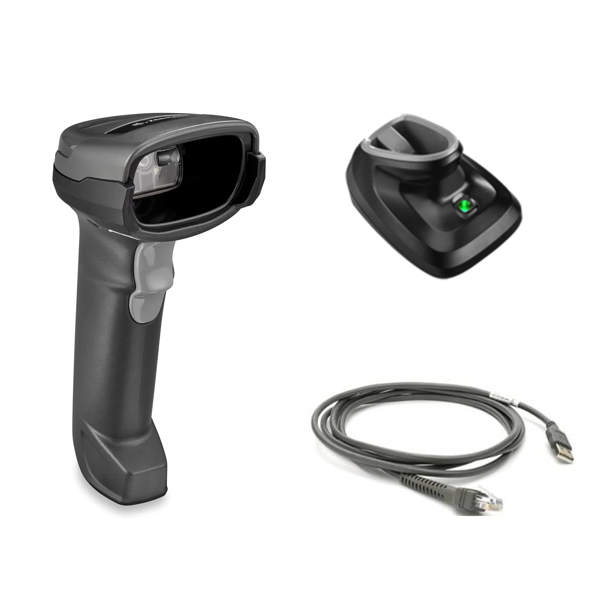 Zebra DS2278-SR Tr&aring;dl&ouml;s 2D-kodskanner, USB, l&auml;ser 1D och 2D koder, vit