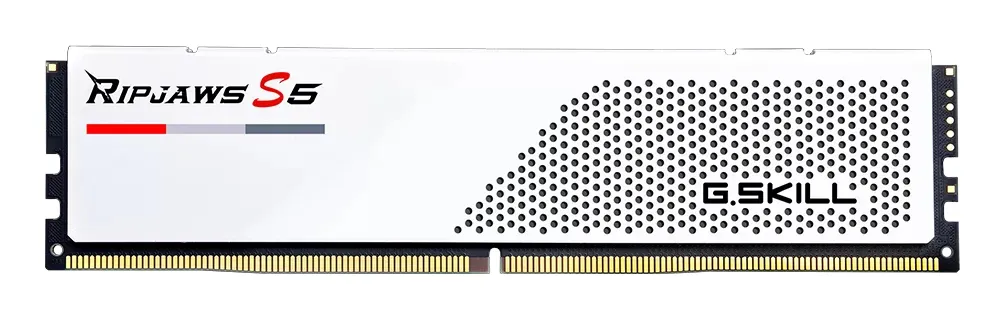 G.Skill Ripjaws S5 F5-6000J3648D16GX2-RS5W 32 GB (2 x 16 GB) DDR5 6000 MHz6000 MT/s, CL36 - minne
